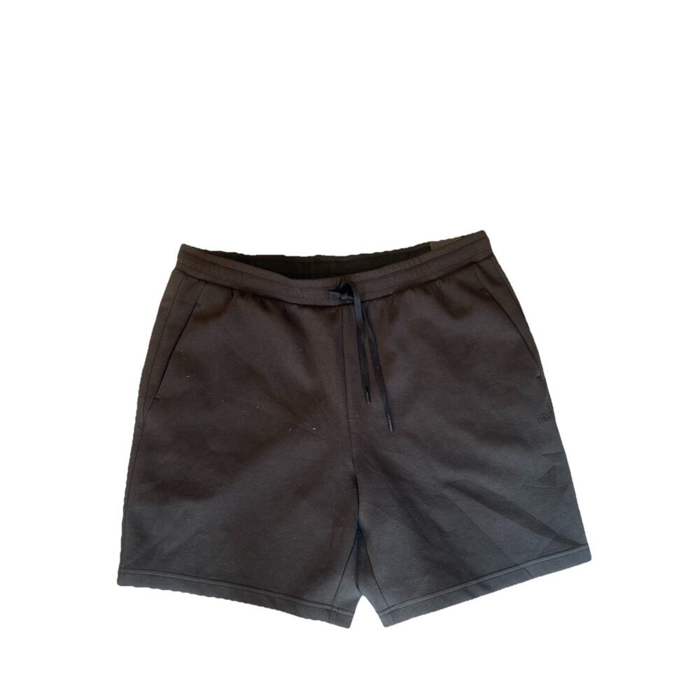 DSG Men’s Sport Fleece Shorts XL Black 7” Inseam Zipper Pocket NWT